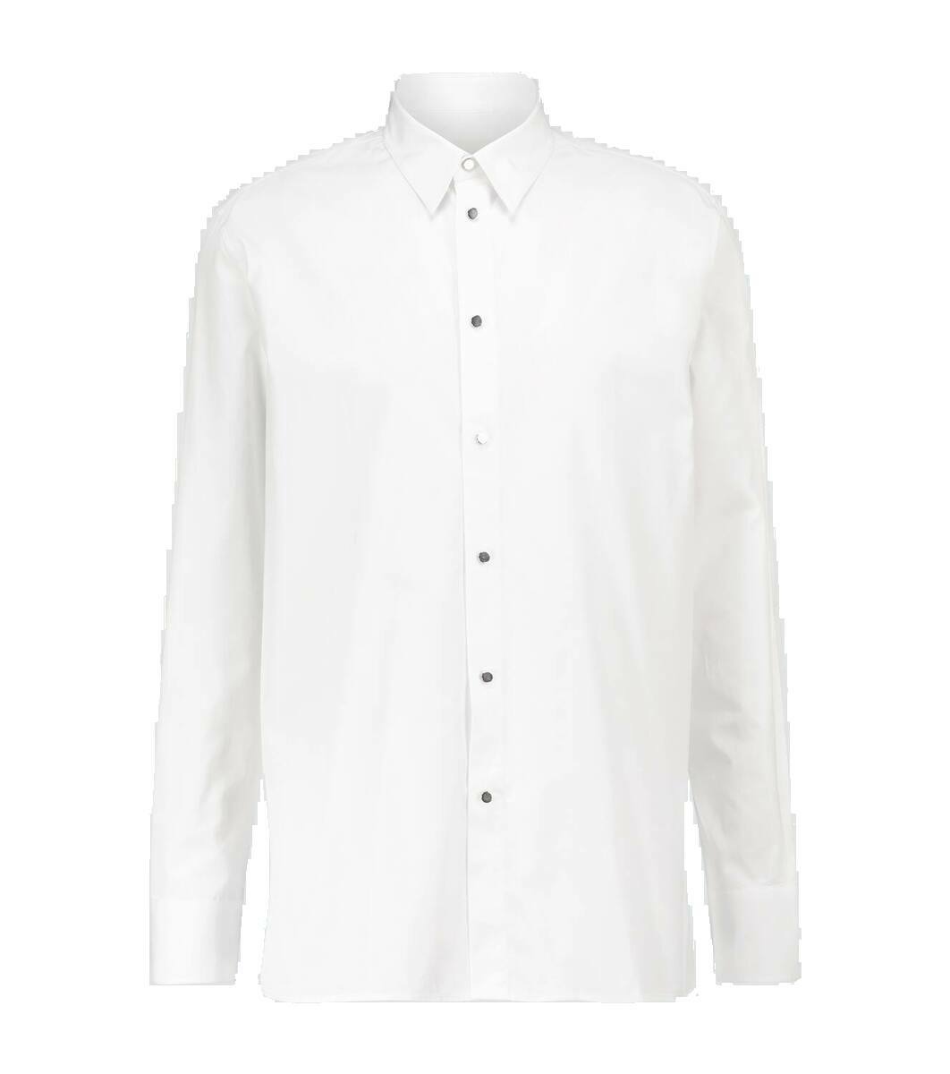 Givenchy Blue Cotton Pattern Shirt