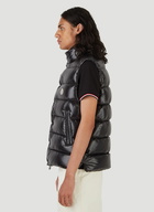 Tibb Down Vest Jacket in Black