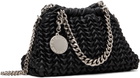 Stella McCartney Black Falabella Popcorn Drawstring Crossbody Bag