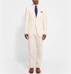 Dunhill - Cream Belgravia Slim-Fit Linen Blazer - Men - Cream