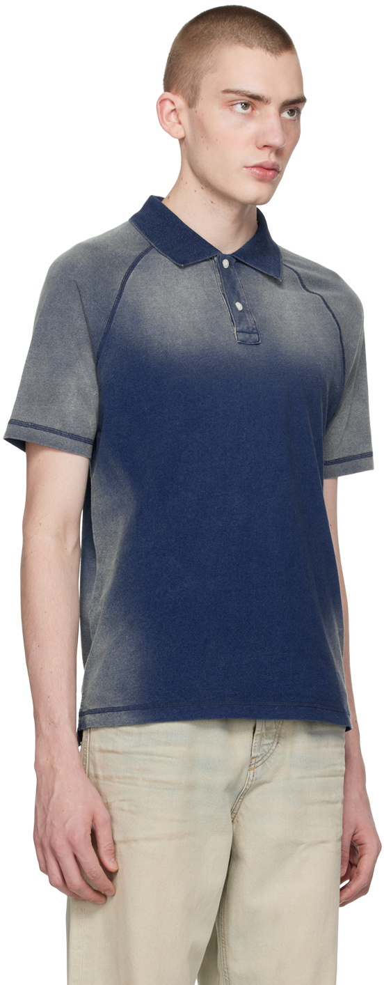 トップス DIESEL T-Rasmith cotton polo shirt Diesel Blue T-Rasmith Polo Diesel