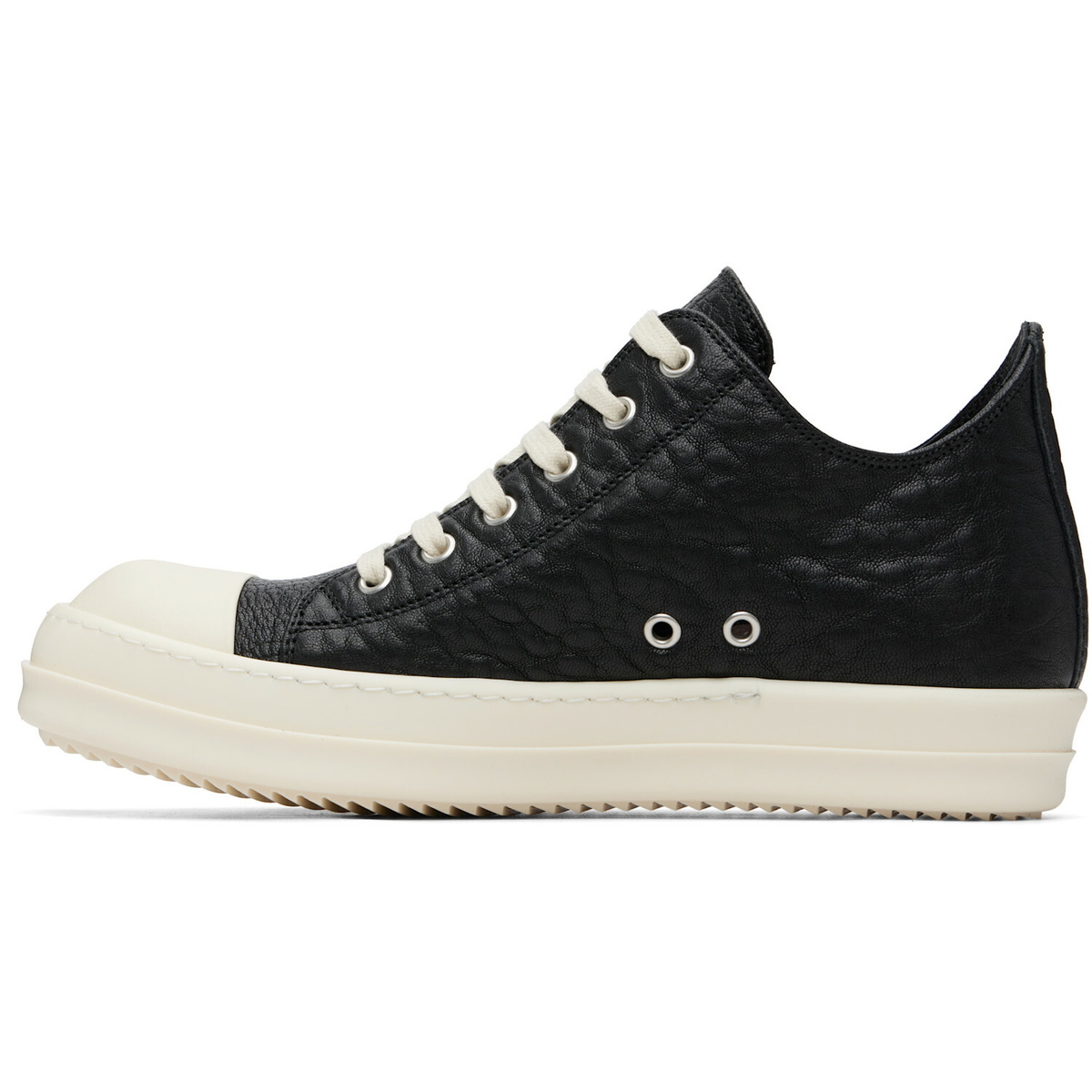 Rick Owens Black Tower Low Sneaks Sneakers