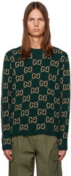 Gucci Green GG Sweater