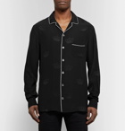 Dolce & Gabbana - Silk-Jacquard Shirt - Men - Black