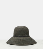 Brunello Cucinelli Monili-embellished straw sun hat