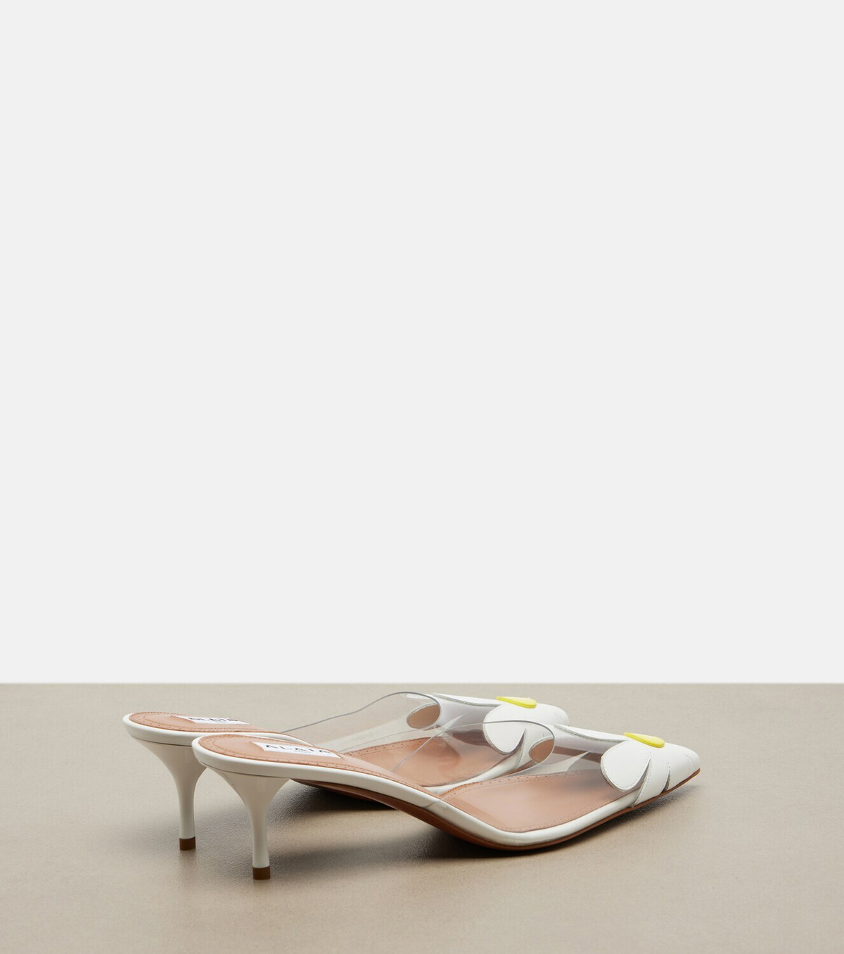 Alaïa Bloom floral mules