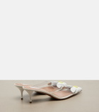 Alaïa Bloom floral mules