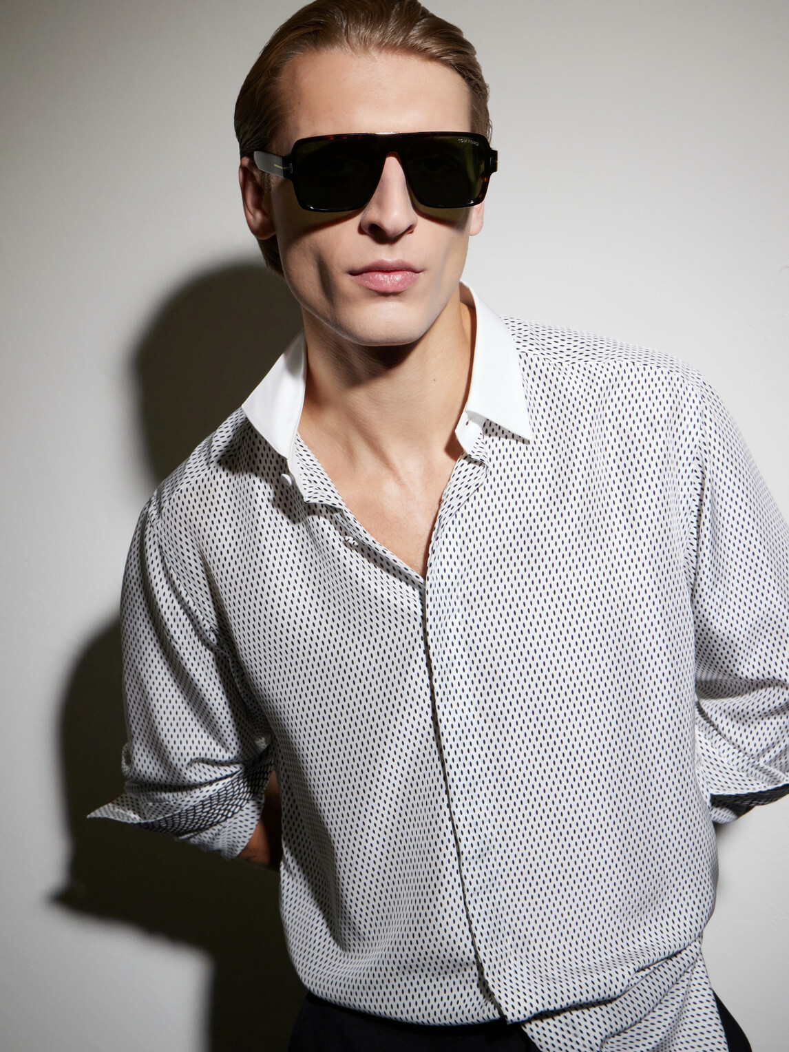 TOM FORD - Sean-02 Rectangular-Frame Tortoiseshell Acetate Sunglasses - Brown