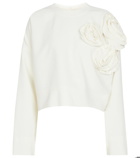 Valentino Floral appliqué sweatshirt