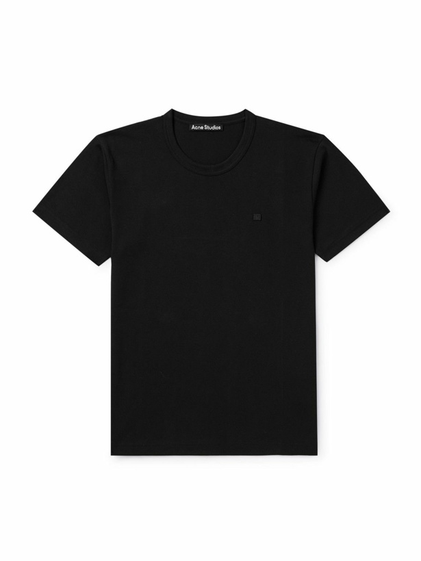 Photo: Acne Studios - Nash Cotton-Jersey T-Shirt - Black