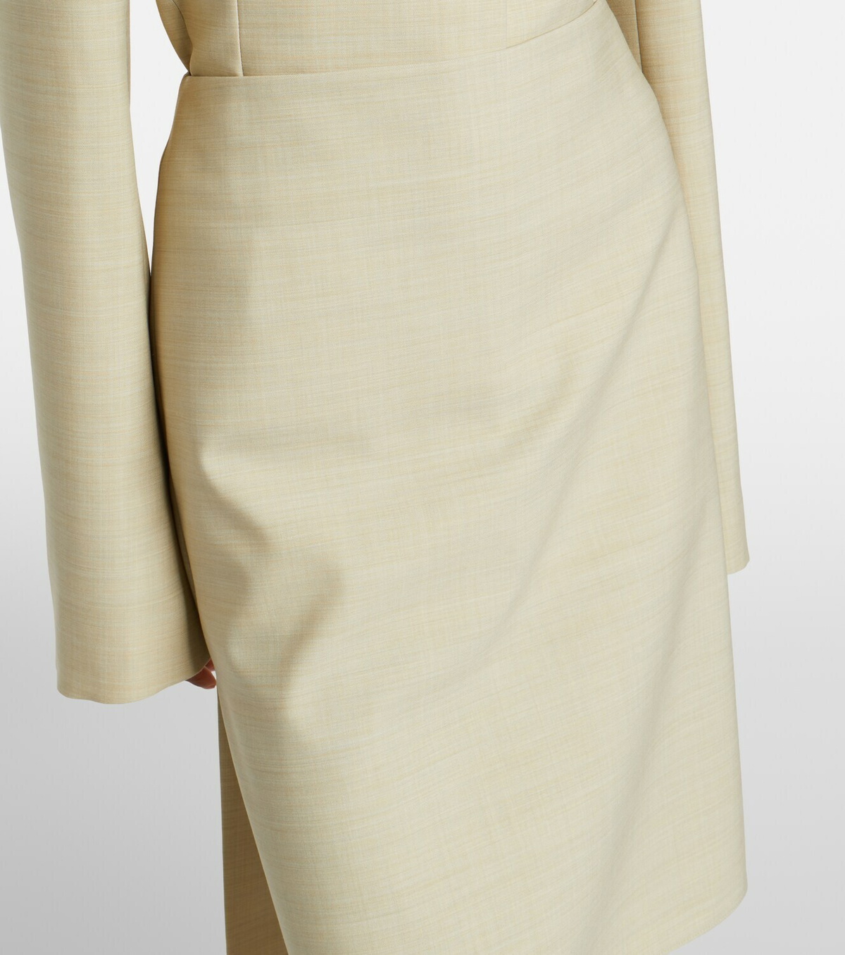 Calvin Klein Collection Lunas wool midi skirt