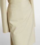 Calvin Klein Collection Lunas wool midi skirt