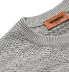 Missoni - Striped Cashmere-Blend Sweater - Blue