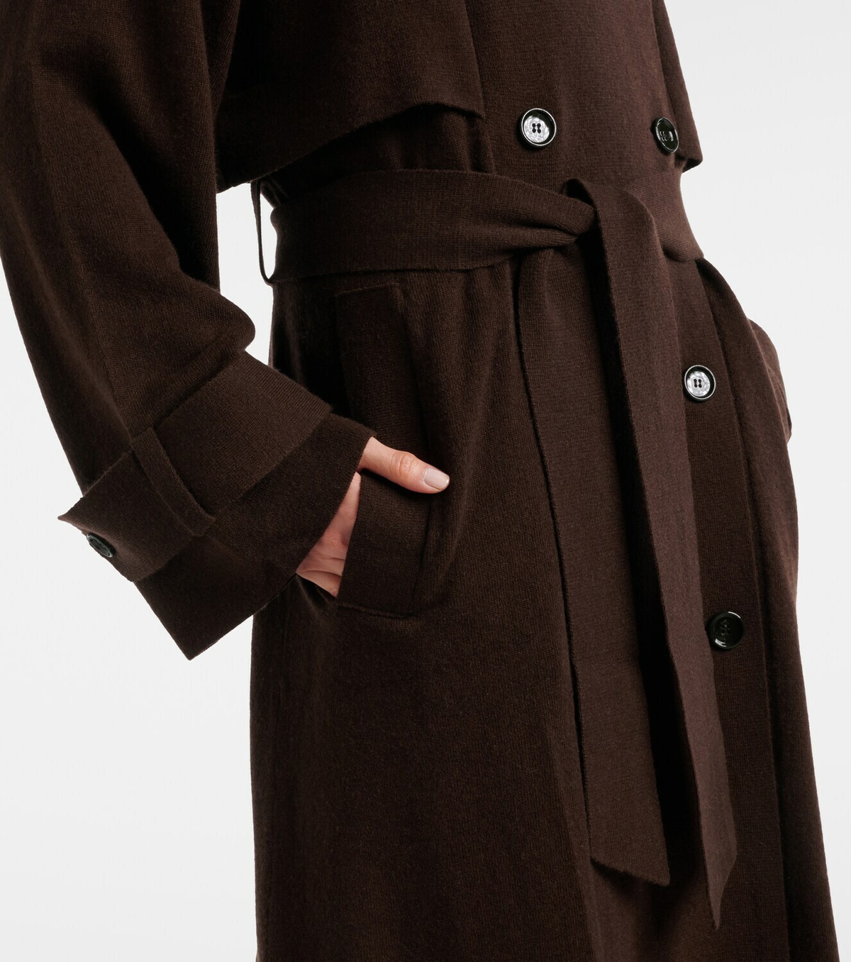 Jardin des Orangers Wool and cashmere trench coat
