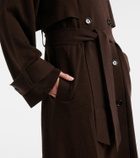 Jardin des Orangers Wool and cashmere trench coat