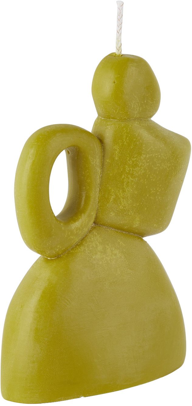 Proba Home Green Form Shape 02 Candle
