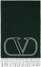 Valentino Garavani Green VLogo Signature Scarf