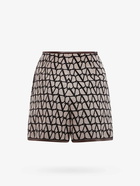 Valentino Shorts Beige   Womens