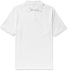 Sease - Stretch-Cotton Jersey Polo Shirt - White
