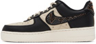 Nike Black & Beige Premium Goods Edition 'The Sophia' Air Force 1 Sneakers