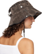JACQUEMUS Khaki 'The de-Nîmes denim' Bucket Hat