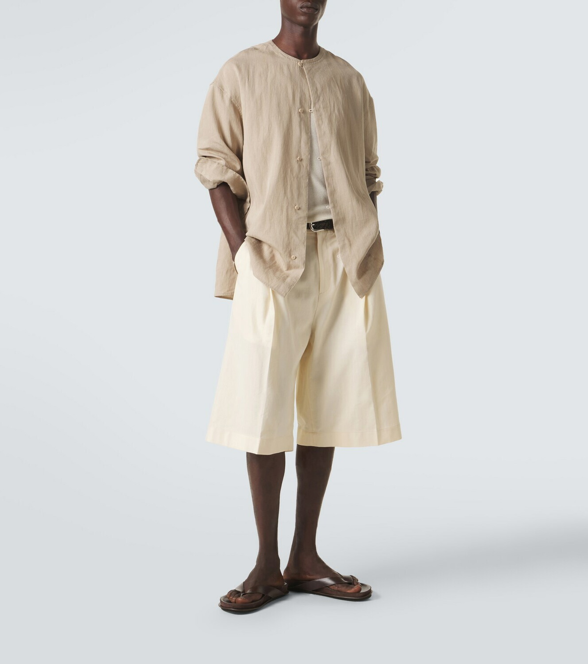 Jacquemus Tatanes leather thong sandals