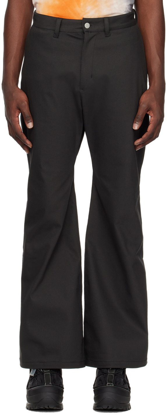 VEIN Gray Flared Trousers