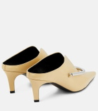 Jil Sander - Embellished leather mules