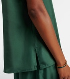Asceno Trento silk twill tank top