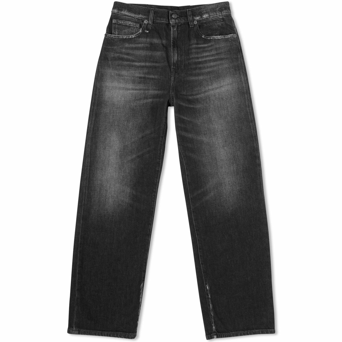 R13 Women s Alice Slim Straight Leg Jeans in Abbey Black R13