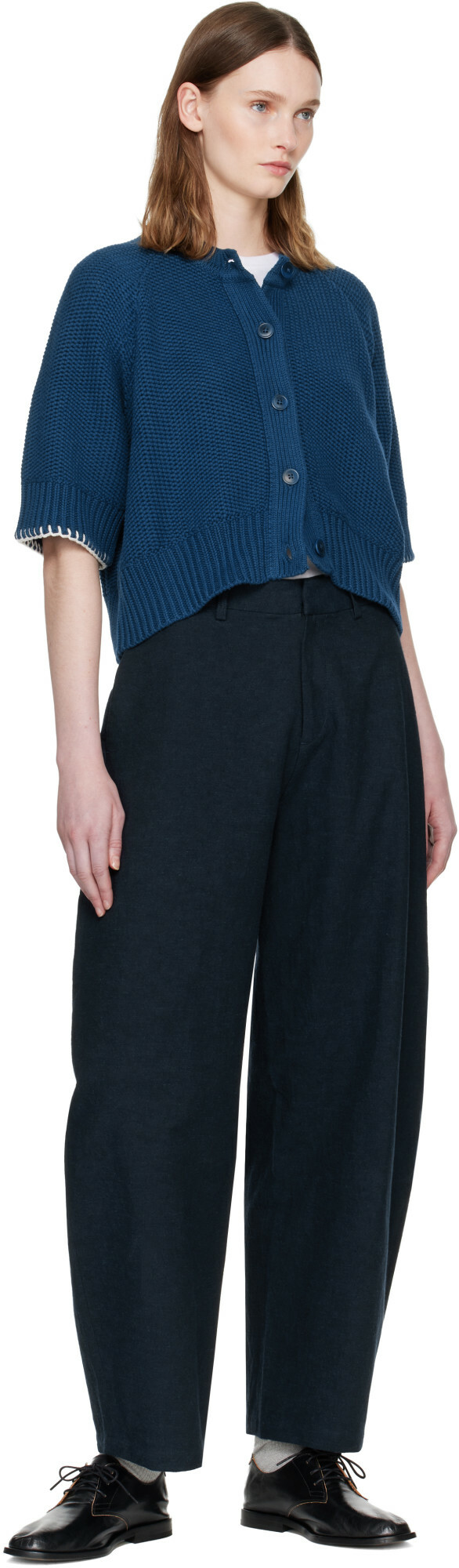 YMC Blue Kwai Cardigan