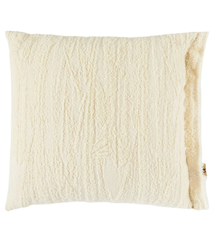 Photo: The House of Lyria Biplex wool and cotton-blend cushion