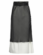 Quira Womens Maxi skirt in Black