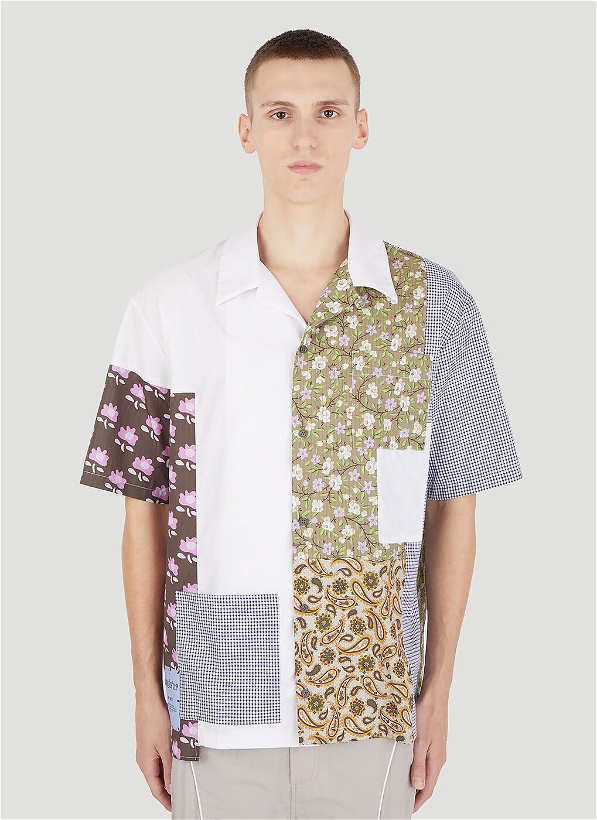 Photo: Patchwork Shirt in White