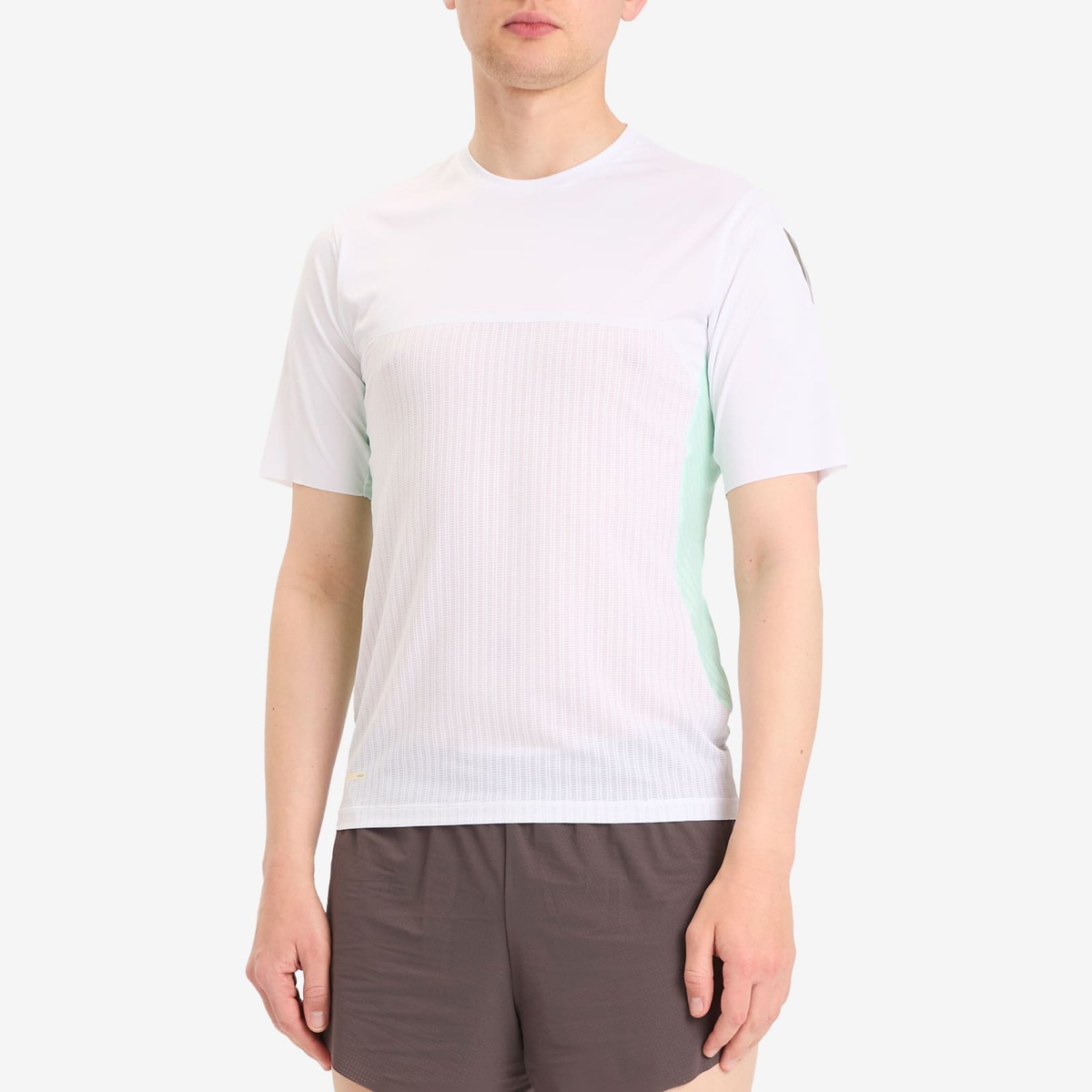 SOAR Men's Hot Weather T-Shirt in White/Bevelled Green