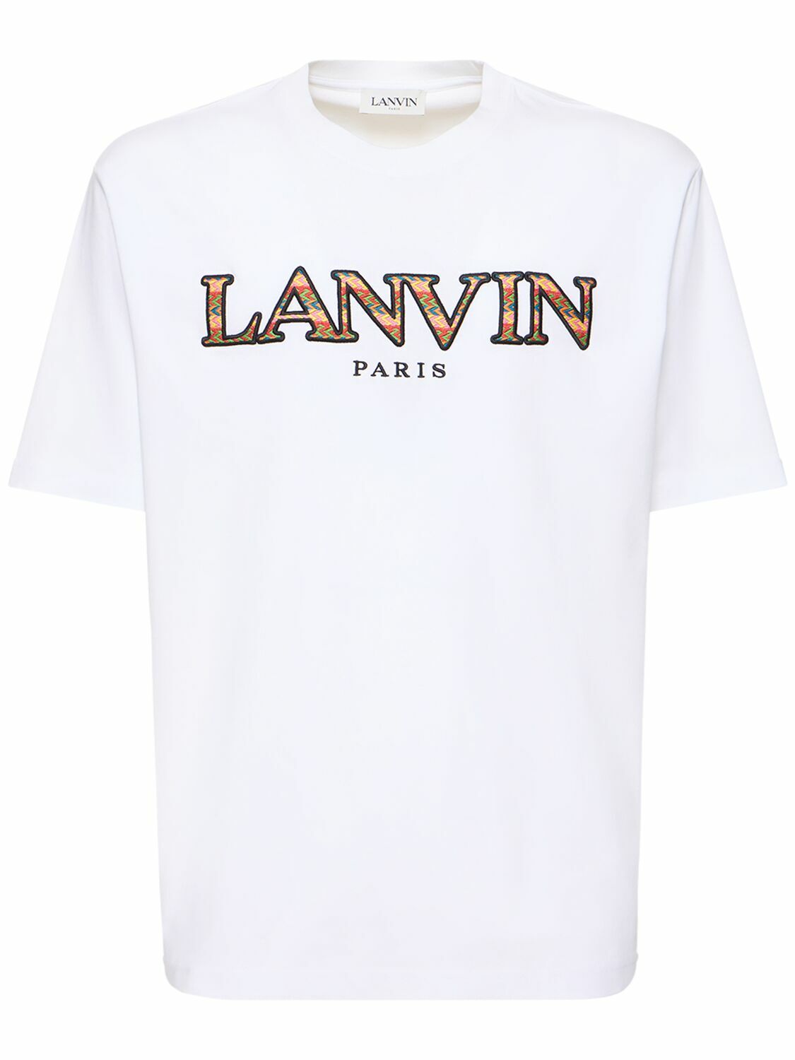 Tシャツ・カットソー LANVIN Cotton t-shirt with logo 20963227_51020746_600.jpg