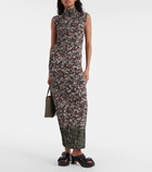 Loewe Printed mockneck maxi dress