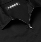 Neighborhood - Drizzler Logo-Print Twill Jacket - Black