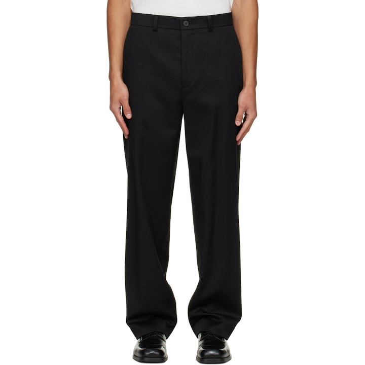 Photo: Solid Homme Black Twill Trousers