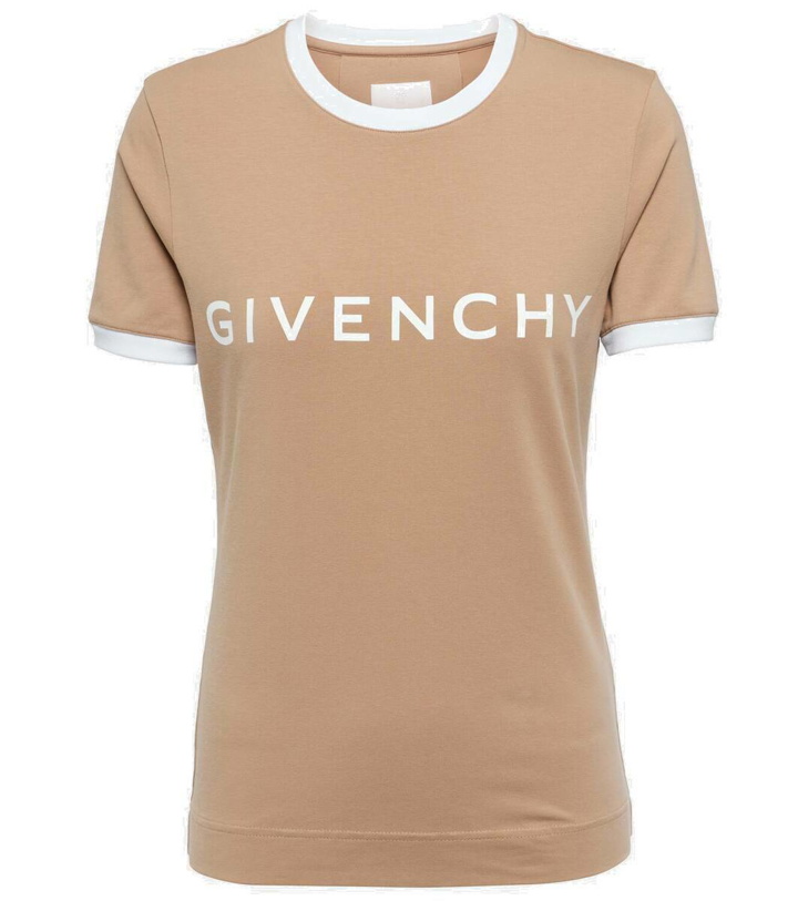 Photo: Givenchy Logo cotton jersey T-shirt