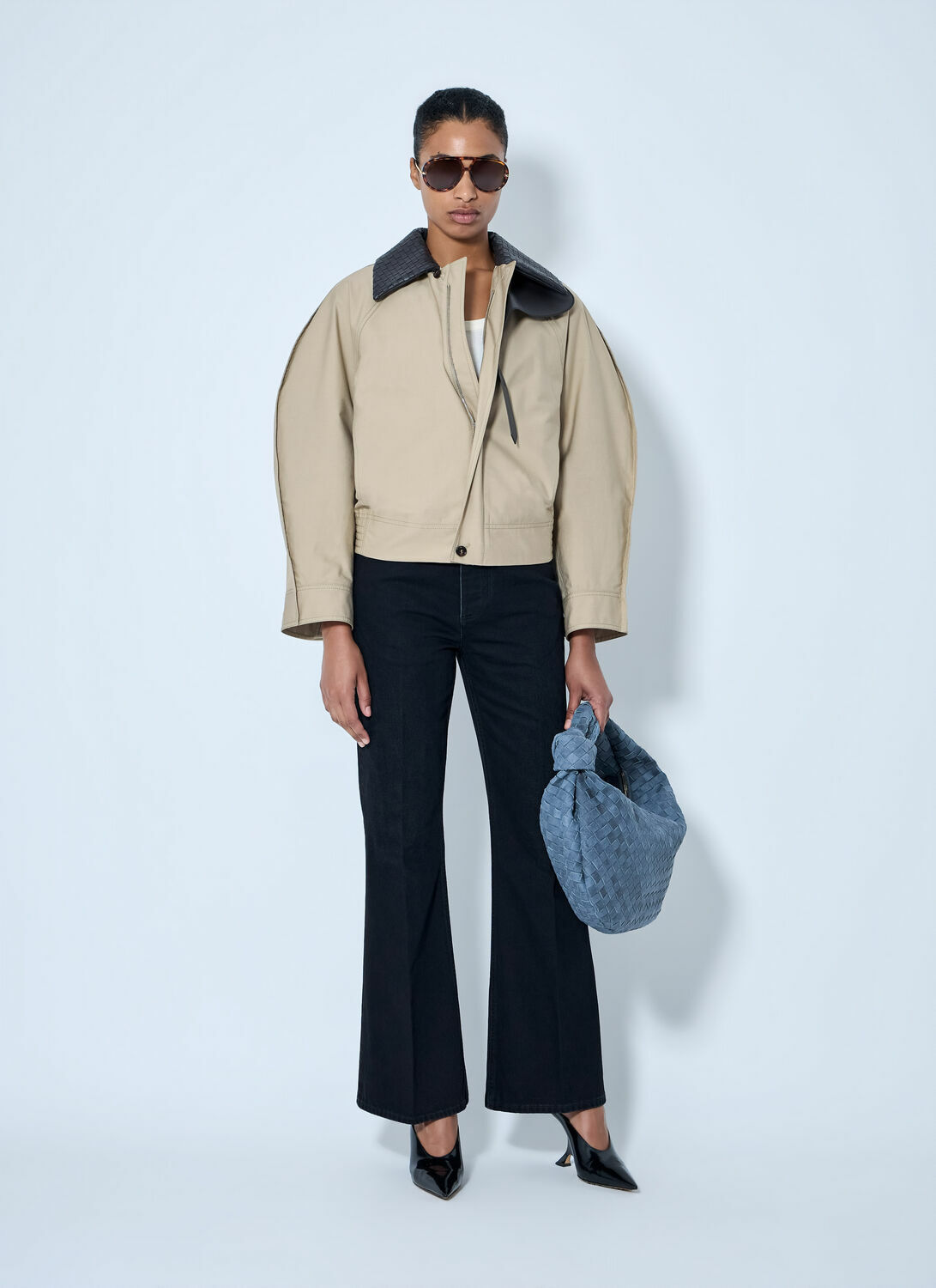 Bottega Veneta Quilted Collar Jacket