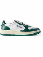 Autry - Medalist Two-Tone Leather Sneakers - Green