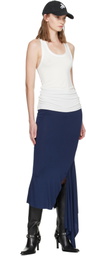 AARON ESH White Vest Tank Top