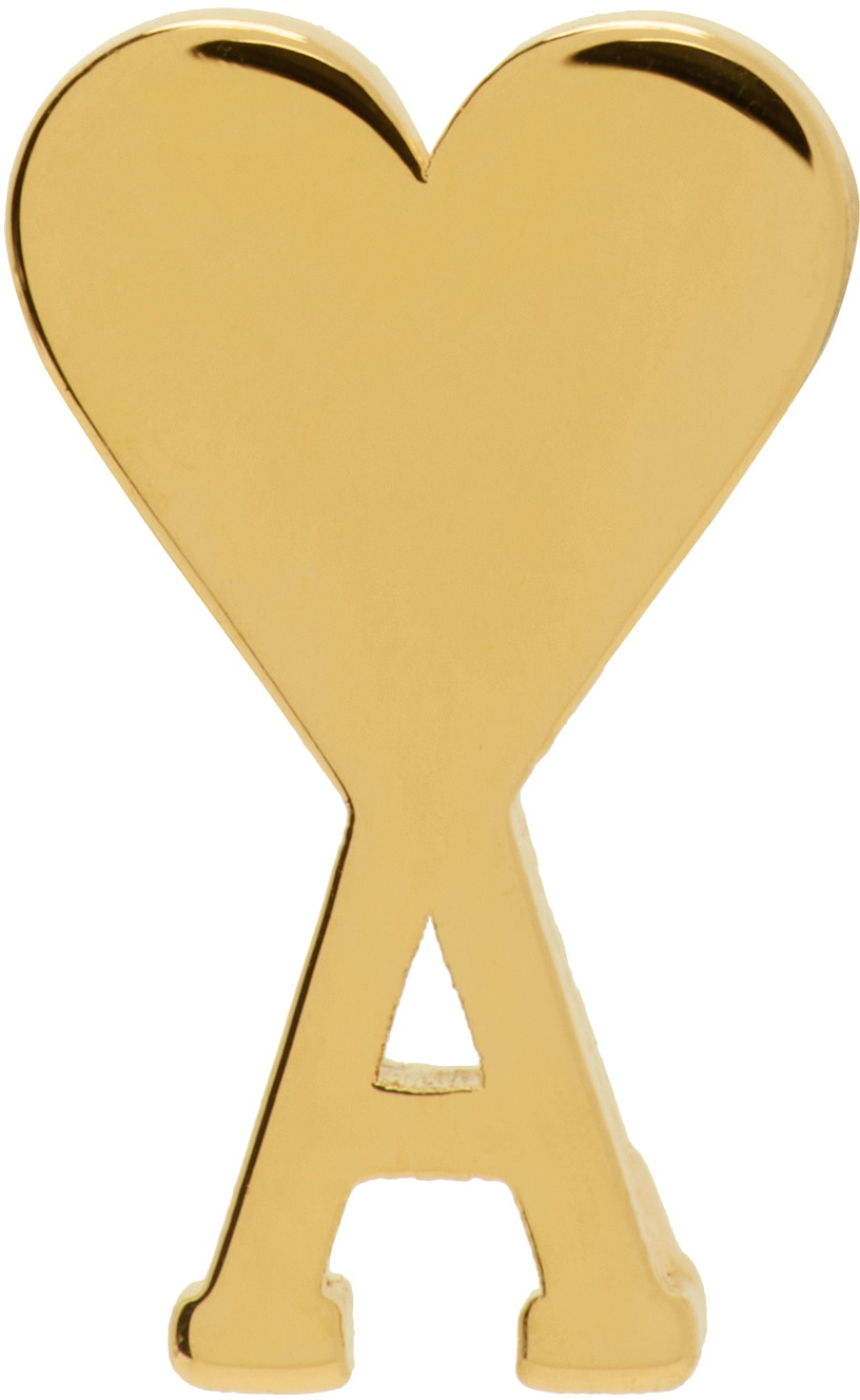 AMI Paris Gold Ami de Cœur Stud Single Earring