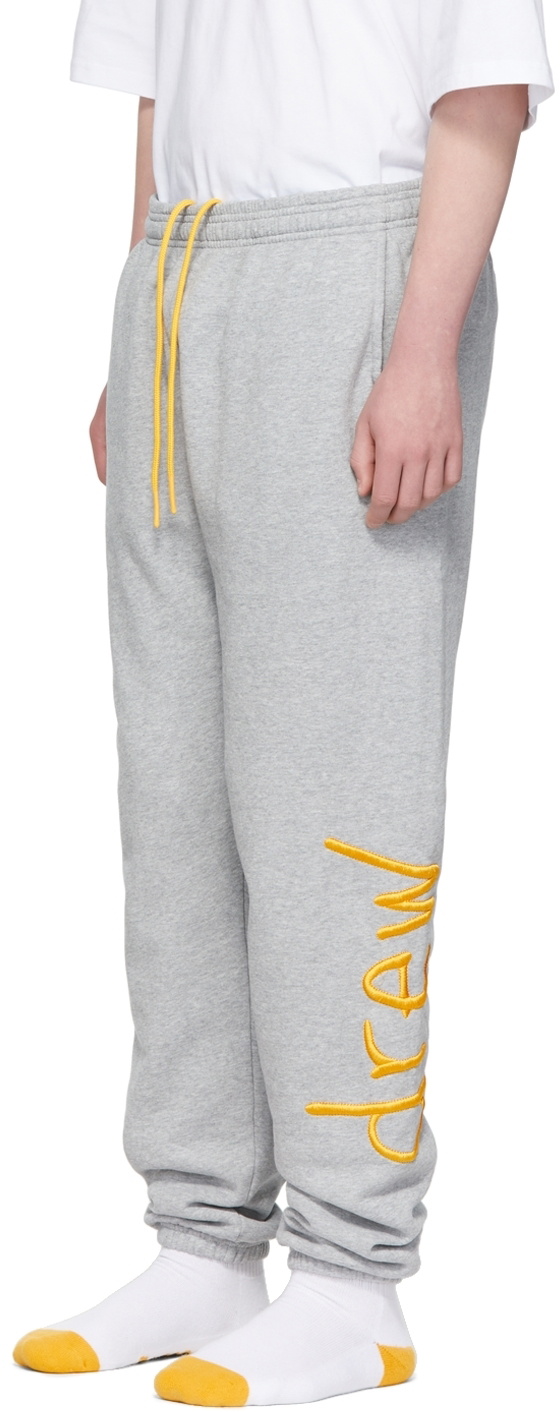drew house SSENSE Exclusive Gray Scribble Lounge Pants