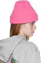 Sky High Farm Workwear Pink Star Beanie