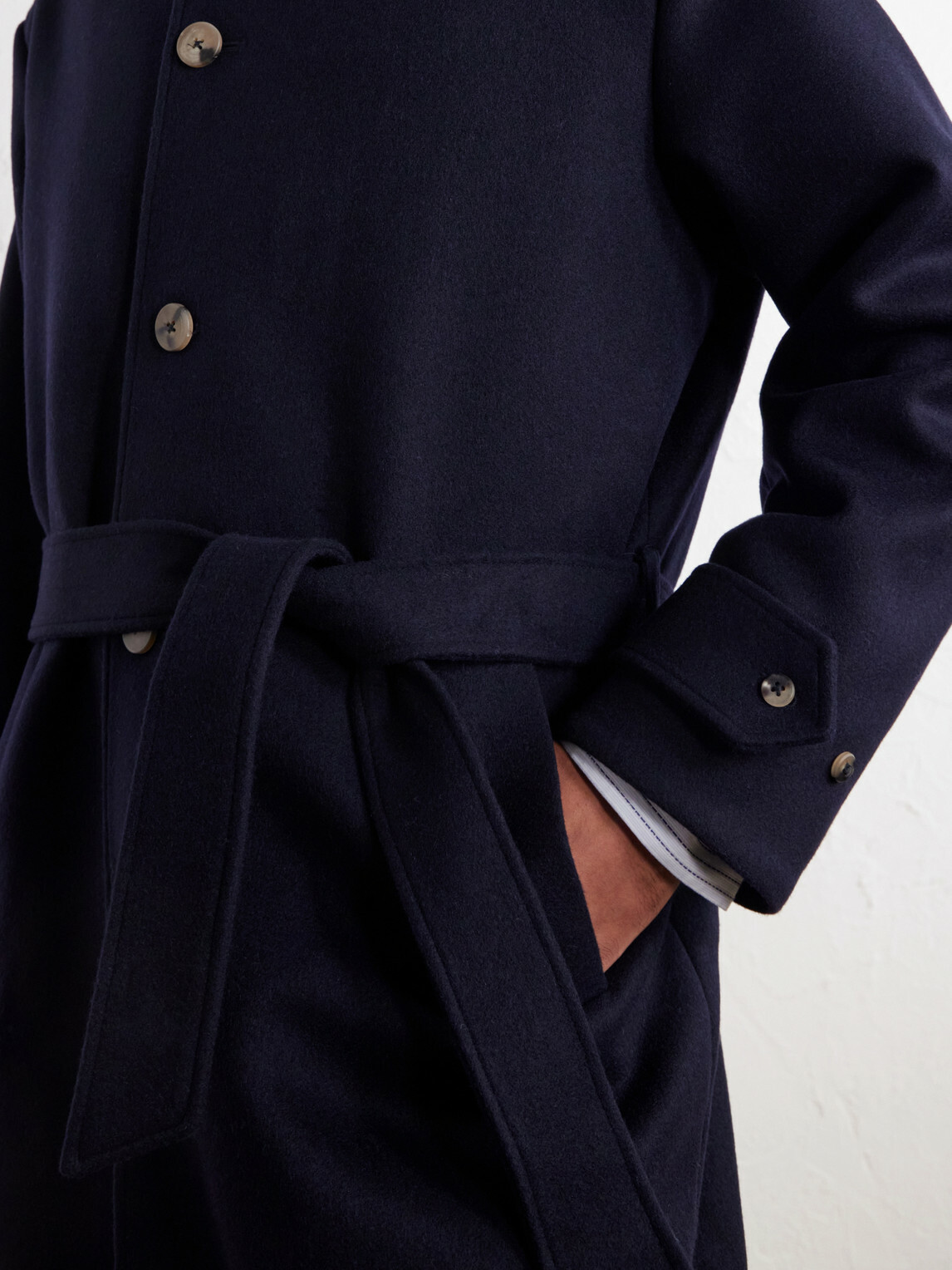 De Bonne Facture - Wool Coat - Blue