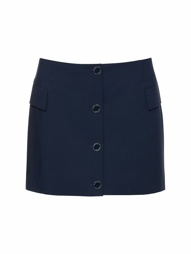 Photo: REMAIN - Buttoned Viscose Blend Mini Skirt