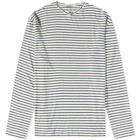 Barena Men's Long Sleeve Stripe T-Shirt in Avorio