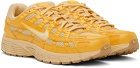 Nike Beige & Yellow P-6000 Sneakers